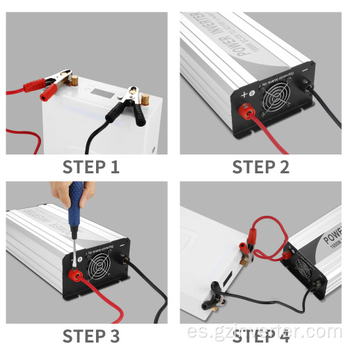 Inverter del sistema de energía solar 1000W 12V/24V